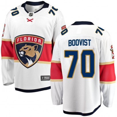 Men's Breakaway Florida Panthers Jesper Boqvist Fanatics Branded Away Jersey - White