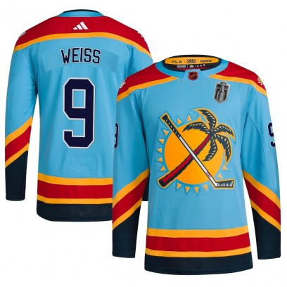 Youth Authentic Florida Panthers Stephen Weiss Adidas Reverse Retro 2.0 2024 Stanley Cup Final Jersey - Light Blue