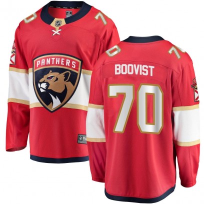 Men's Breakaway Florida Panthers Jesper Boqvist Fanatics Branded Home Jersey - Red