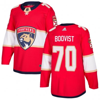 Youth Authentic Florida Panthers Jesper Boqvist Adidas Home Jersey - Red